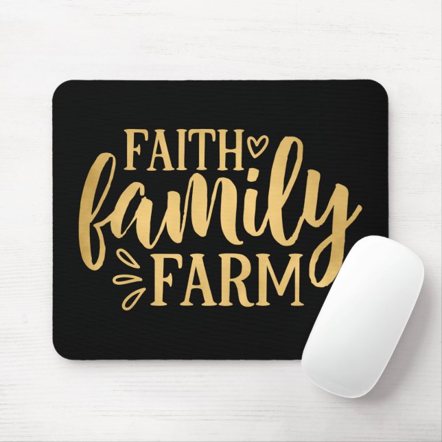 Faith Family Farm Mousepad (Mit Mouse)