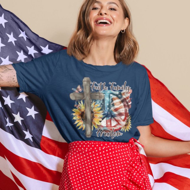 Faith Family Freedom Christlich American Patriotic T-Shirt (Faith Family Freedom Christian American Patriotic T-Shirt
)
