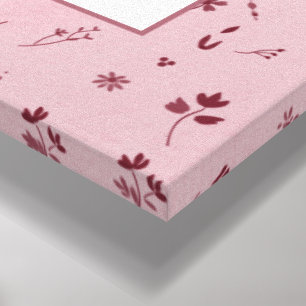 Faith & Fearless Typografy Design Throw Kissen Leinwanddruck