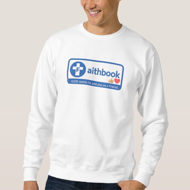Faith - Friend - Christian Sweatshirt (Vorderseite)