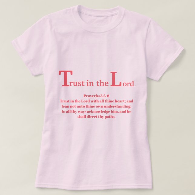 Faith Gifts Collection Ladys T - Shirt (Design vorne)