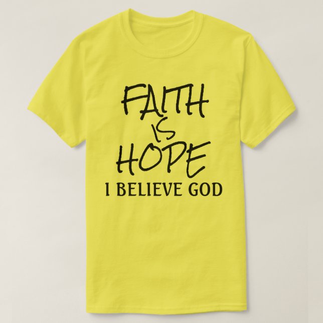 Faith Gifts Collection T - Shirt (Design vorne)