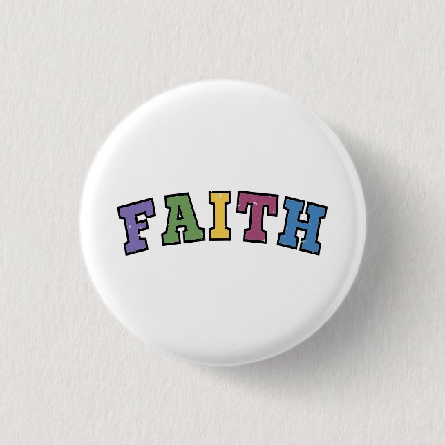 Faith Good Freitag Ostern Button (Vorderseite)