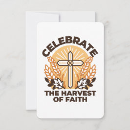 Faith Harvest Celebration - Inspiration Art Dankeskarte