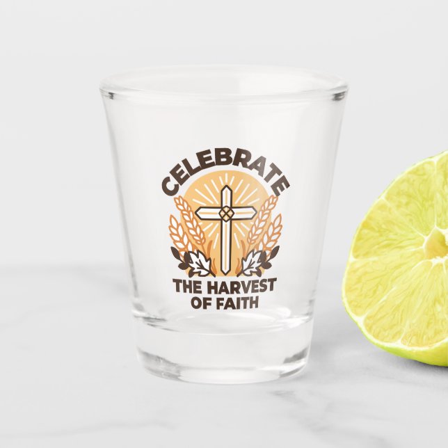 Faith Harvest Celebration - Inspiration Art Schnapsglas (Vorderseite)