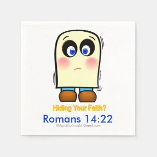 Faith Hiding Serviette
