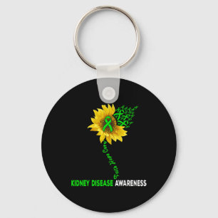 Faith Hope Cure Nierenerkrankung Sonnenblume Puzzl Schlüsselanhänger