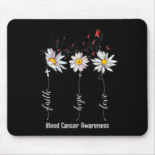 Faith Hope Liebe Bluterkrankungen Bewusstsein Blum Mousepad