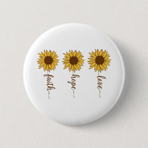 Faith Hope Liebe Button