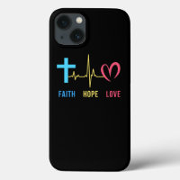 Faith Hope Liebe Christlich Heartbeat 