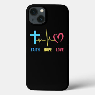 Faith Hope Liebe Christlich Heartbeat Case-Mate iPhone Hülle