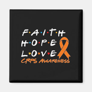 Faith Hope Liebe Crps Awareness 1 Magnet