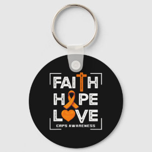 Faith Hope Liebe Crps Awareness Schlüsselanhänger
