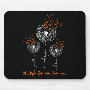 Faith Hope Liebe Dandelion Multiple Sklerosis Awar Mousepad