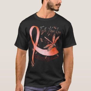 Faith Hope Liebe Dragonfly Rsd Crps Bewusstsein T-Shirt