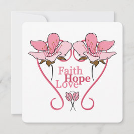FaItH, HoPe & Liebe Feiertagskarte