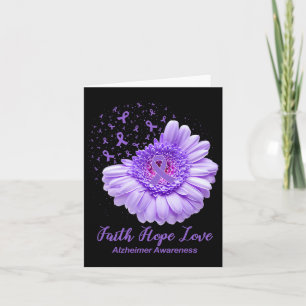 Faith Hope Liebe Heimerheimer Awareness Geschenke Karte