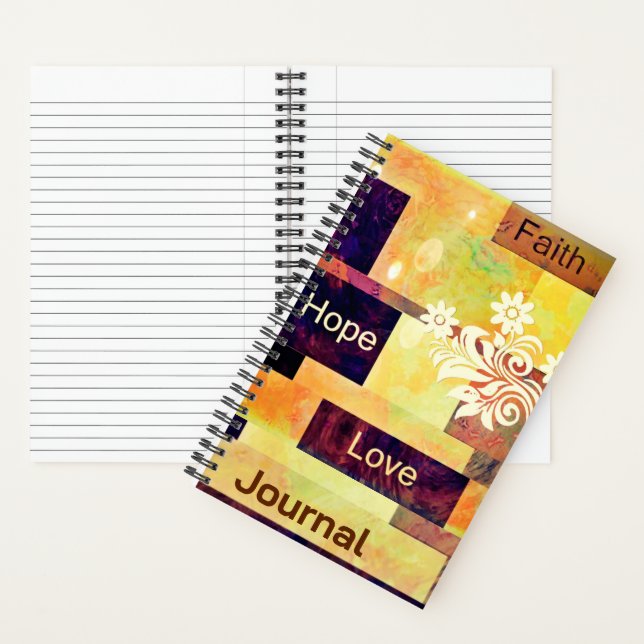 Faith hope Liebe Journal Notizbuch (Innen)