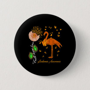 Faith Hope Liebe Leukämie Bewusstsein Button