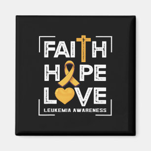 Faith Hope Liebe Leukämie Bewusstsein Magnet
