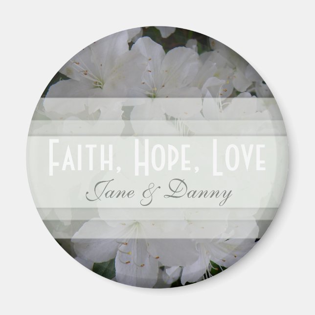 Faith, Hope, Liebe Magnet (Vorne)