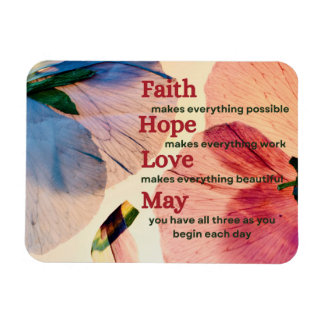 Faith Hope Liebe May Magnet