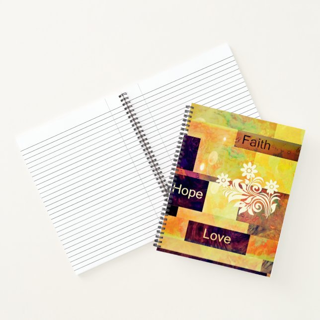 Faith hope Liebe Notizbuch (Innenseite)