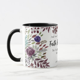 Faith Hope Liebe Religious Scripture Zitat Bloral Tasse