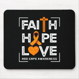 Faith Hope Liebe Rsd Crps Bewusstsein 1 Mousepad