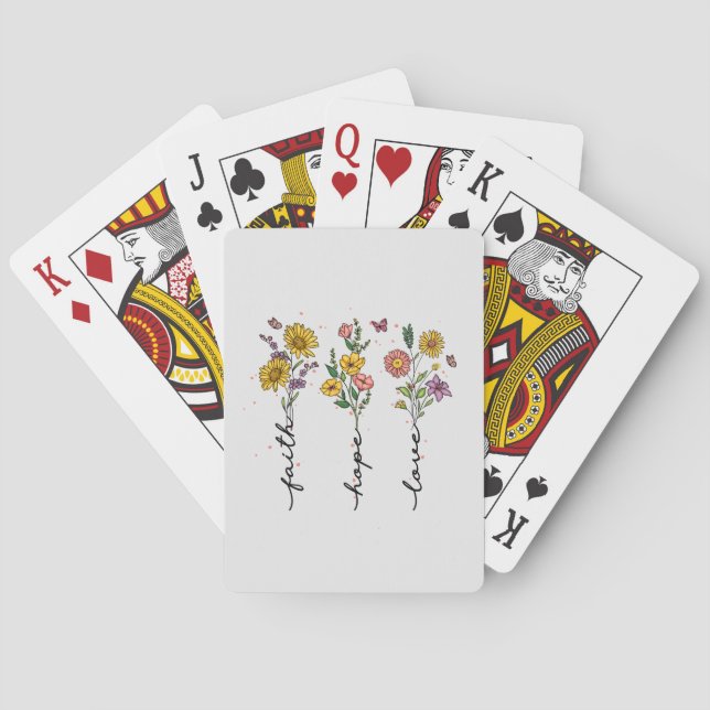 Faith-Hope-Liebe Spielkarten (Rückseite)