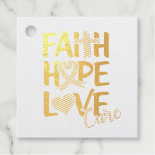 Faith Hope Liebe T - Shirt Schlüsselanhänger Butto Geschenkanhänger