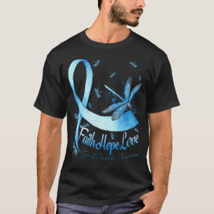 Faith Hope Liebe Typ 1 Diabetes Awareness Dragonfl T-Shirt