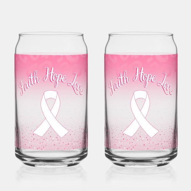 'Faith Hope Love' Breast Cancer Awareness Dosenglas (Links)