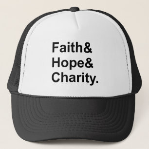 Faith Hope Wohltätigkeit   Christliche Märtyrerisc Truckerkappe