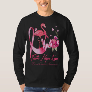 Faith Hummingbird Brustkrebs-Bewusstsein T T-Shirt