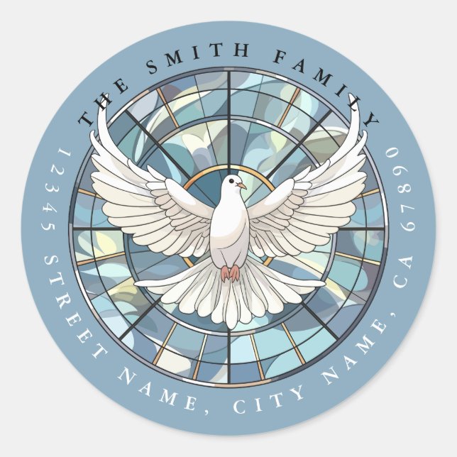 Faith & Inspiration Round Stickers (Vorderseite)