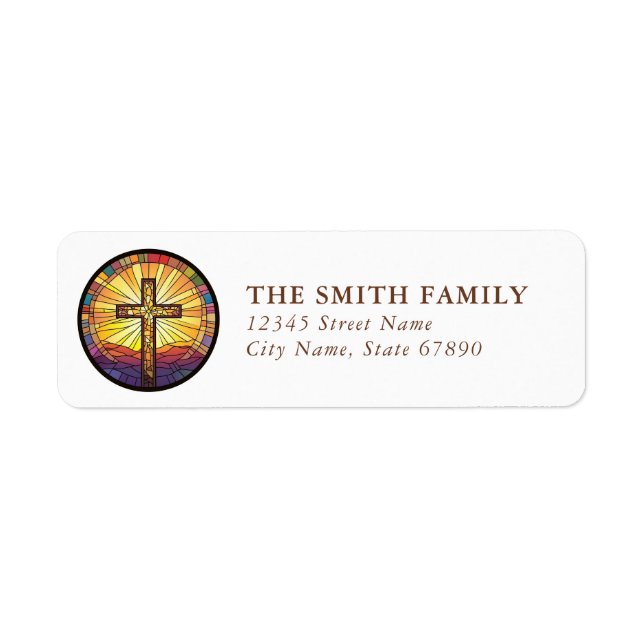 Faith & Inspirational Return Address Labels (Vorne)