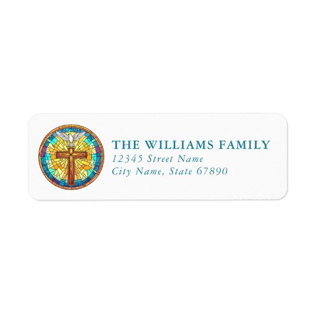 Faith & Inspirational Return Address Labels (Vorne)