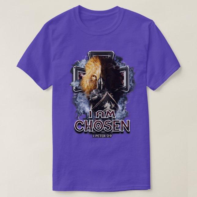 Faith Jesus Knight Bible Psalm Christlich T-Shirt (Design vorne)