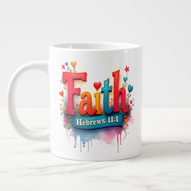 Faith Jumbo Tasse (Links)
