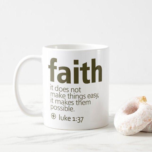 Faith Kaffeetasse (Mit Donut)