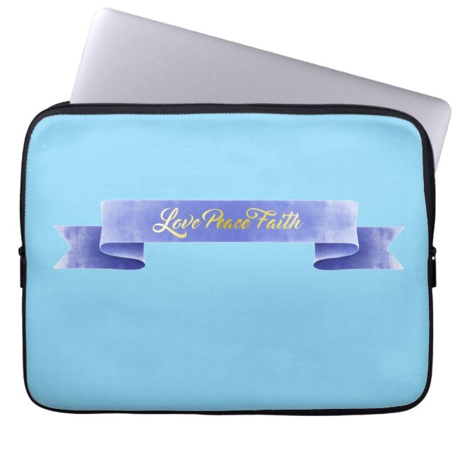 Faith Laptopschutzhülle (Vorderseite)