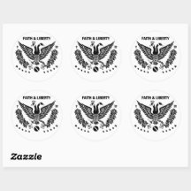 Faith & Liberty Stickers