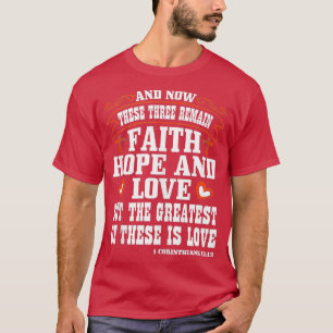 Faith Liebe and Hope is Bible Verse Gifts Tank Top