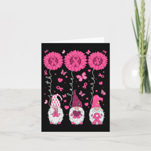 Faith Liebe Cure Gnomes Sunflower Breast Cancer Aw Karte