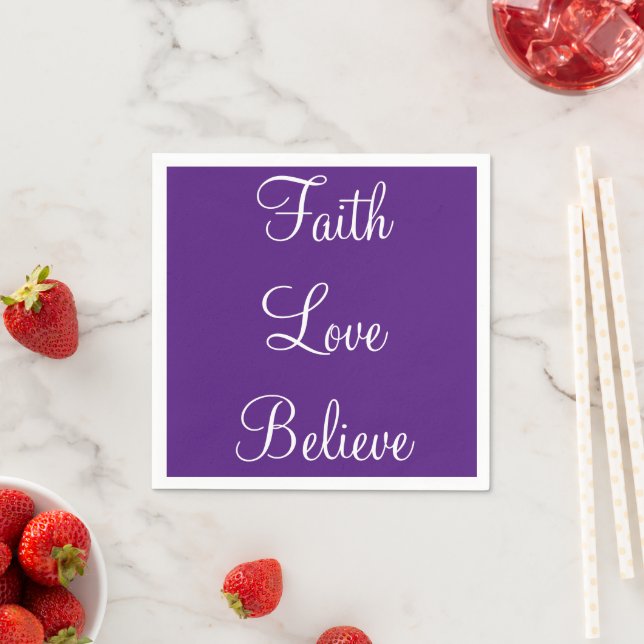 Faith Liebe glaubt Paper Napkins Serviette (Beispiel)