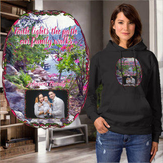 Faith lights the path 821 hoodie