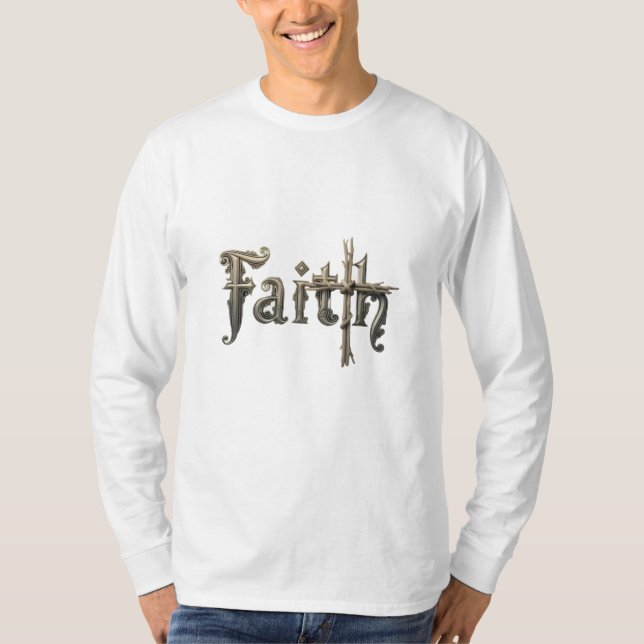 Faith Long Sleeve Unisex T-Shirt  (Devant)