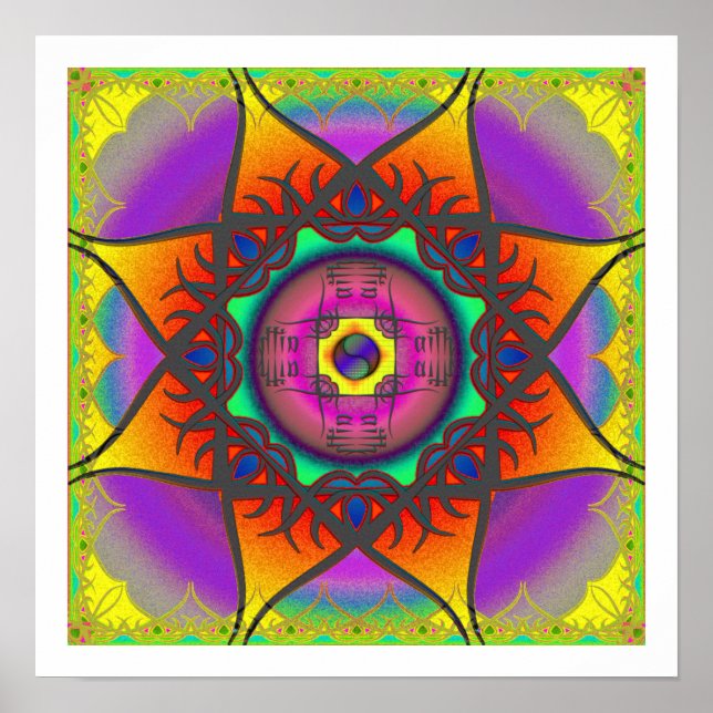 Faith MandalaGram Poster (Vorne)