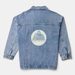 Faith Moves Mountains Jeansjacke
